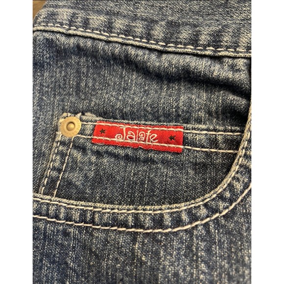 Jalate Vintage 90's Capri Crop Jeans Zebra Print Trim - Sz 7/8 Juniors - Picture 7 of 13